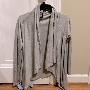 Gray cardigan